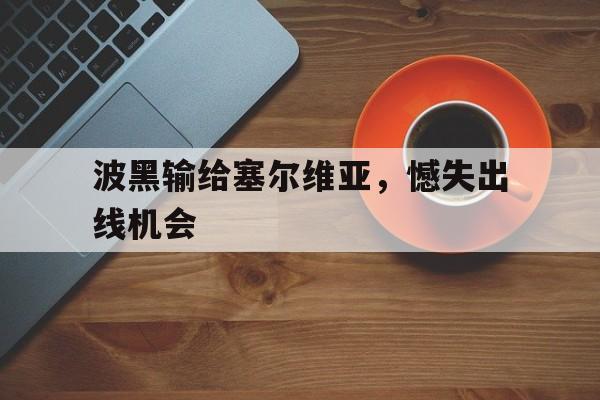 关于波黑输给塞尔维亚，憾失出线机会的信息